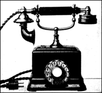 Old-timey telephone