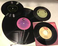 Some vinyl records